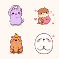 情侶 LINE 貼圖推薦：想你、抱抱、已讀不回、吵架求原諒，6 組療癒系戀愛貼圖