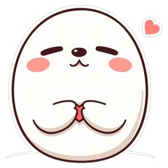 麻糬海豹噗嚕・想躺平日常 LINE貼圖 / Mochi seal Pulu wants to lie flat: cozy stickers / もちもちアザラシ・だらだら日常