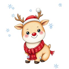 馴鹿叮噹・聖誕新年動起來 LINE貼圖 / Reindeer: Merry Christmas & Happy New Year / トナカイ・メリクリ＆あけおめ