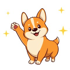復古柯基短短・約出門 LINE貼圖 / Retro corgi: let’s go out stickers / レトロなコーギー・お出かけしよう