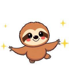 樹懶懶懶・週末耍廢 LINE貼圖 / Lazy sloth weekend: do-nothing animated stickers / ナマケモノの週末ごろごろ